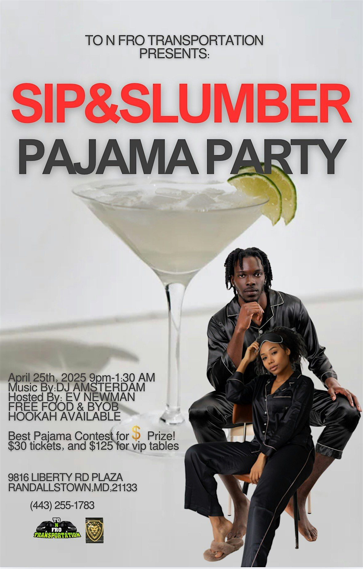 SIP & SLUMBER PAJAMA PARTY