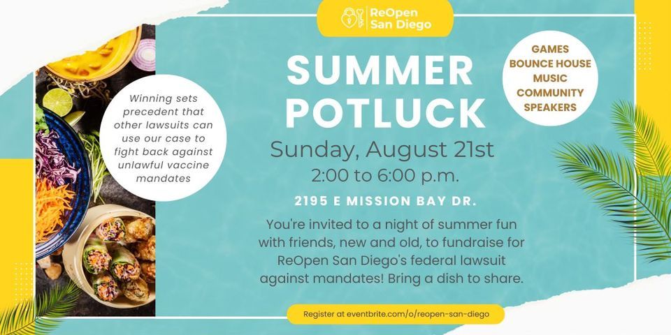 ReOpen San Diego Summer Potluck
