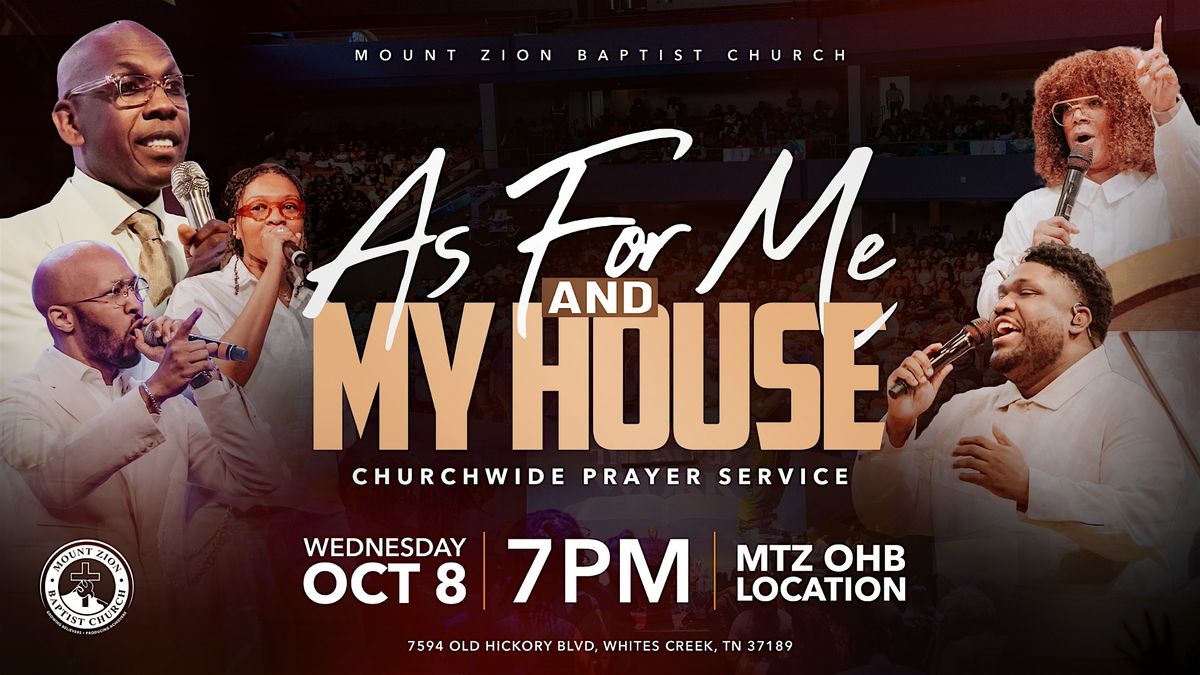Mount Zion's Churchwide Prayer Service