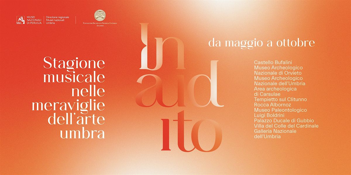 INAUDITO 2025 - CAPITINI A PERUGIA TRA MUSICA E POESIA - GNU