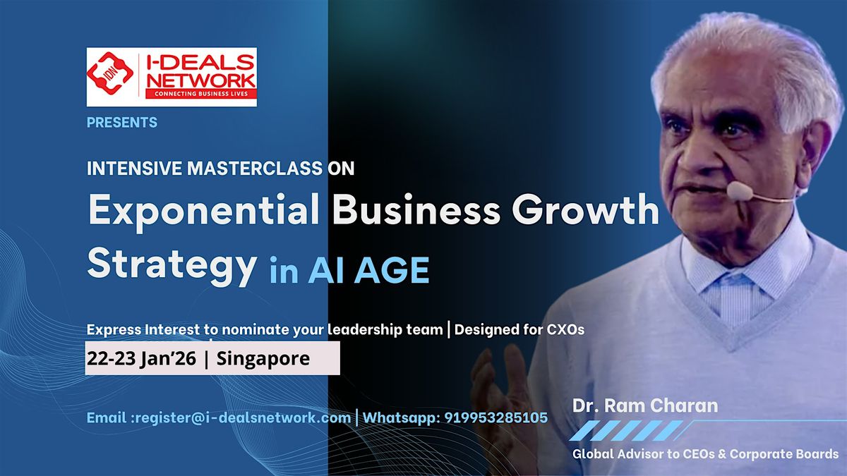 Exponential Business Growth Strategy in the AI Age by Dr. Ram Charan