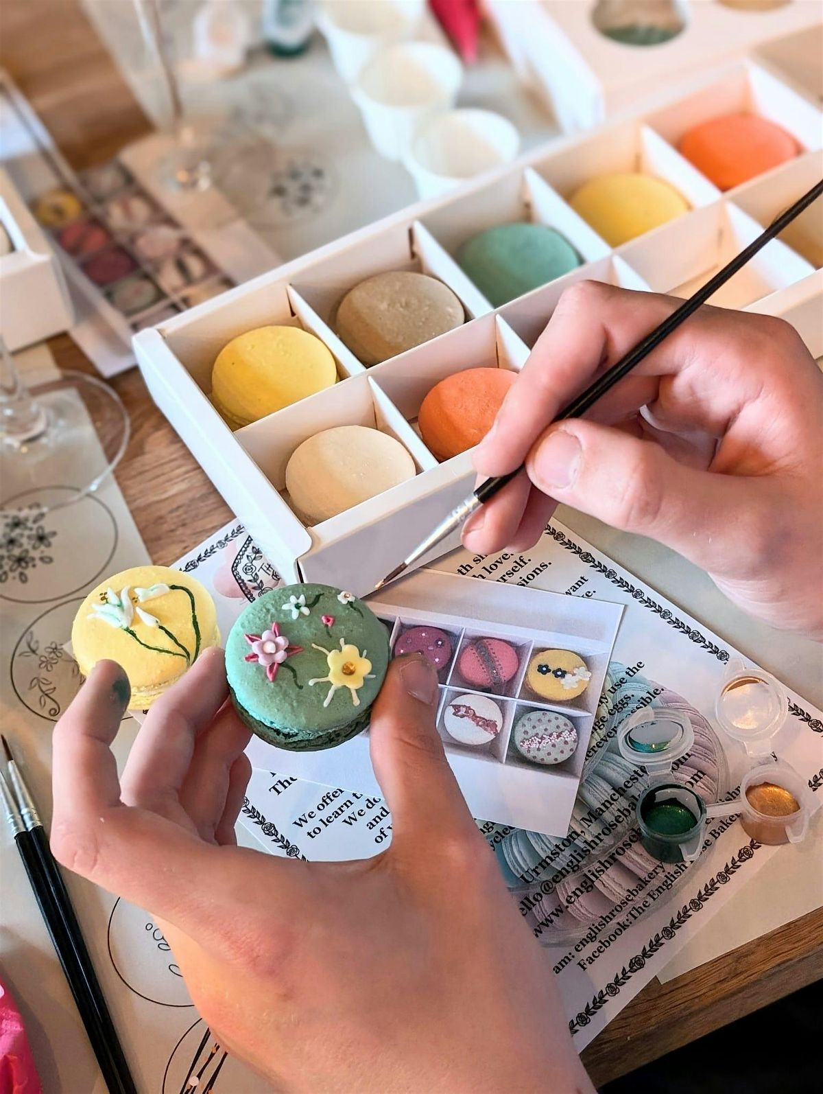 Vegan Macaron Decorating Evening at Fig and Sparrow, Manchester