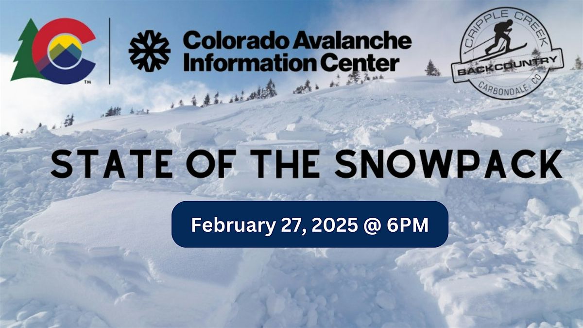 State of the Snowpack Talk #2 - Carbondale