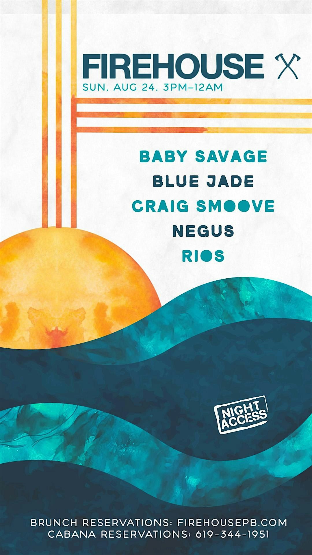 Firehouse Sundays \u2022 BABY SAVAGE, BLUE JADE + MORE \u2022 Aug 24th