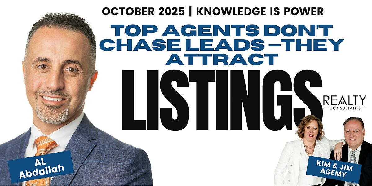 Top agents don\u2019t chase leads\u2014they attract listings.