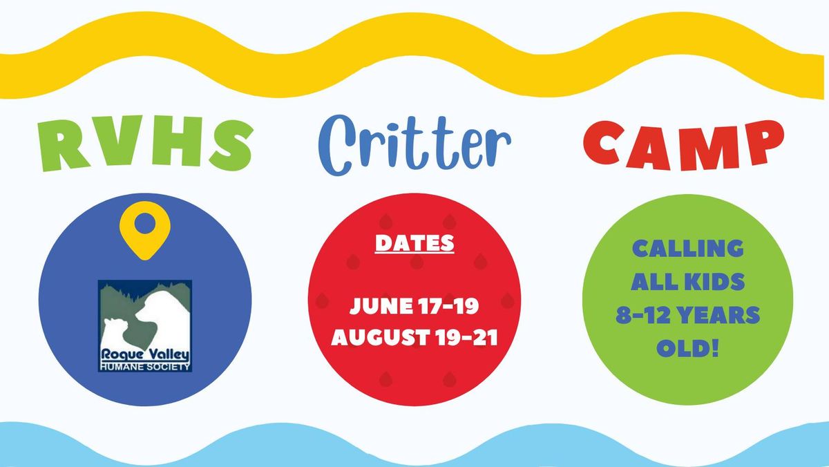 Critter Camp- Session 2