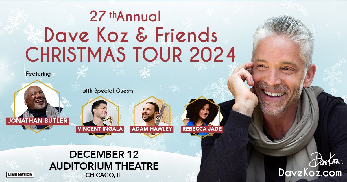 Dave Koz and Friends Christmas Tour 2024