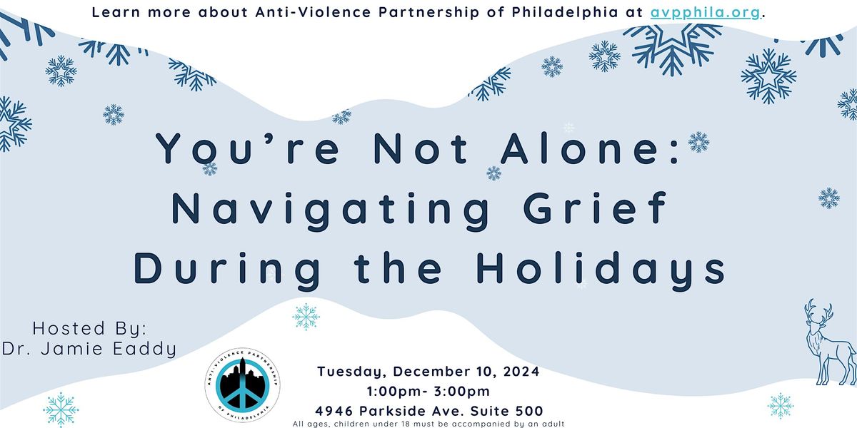 You\u2019re Not Alone: Navigating Grief During the Holidays