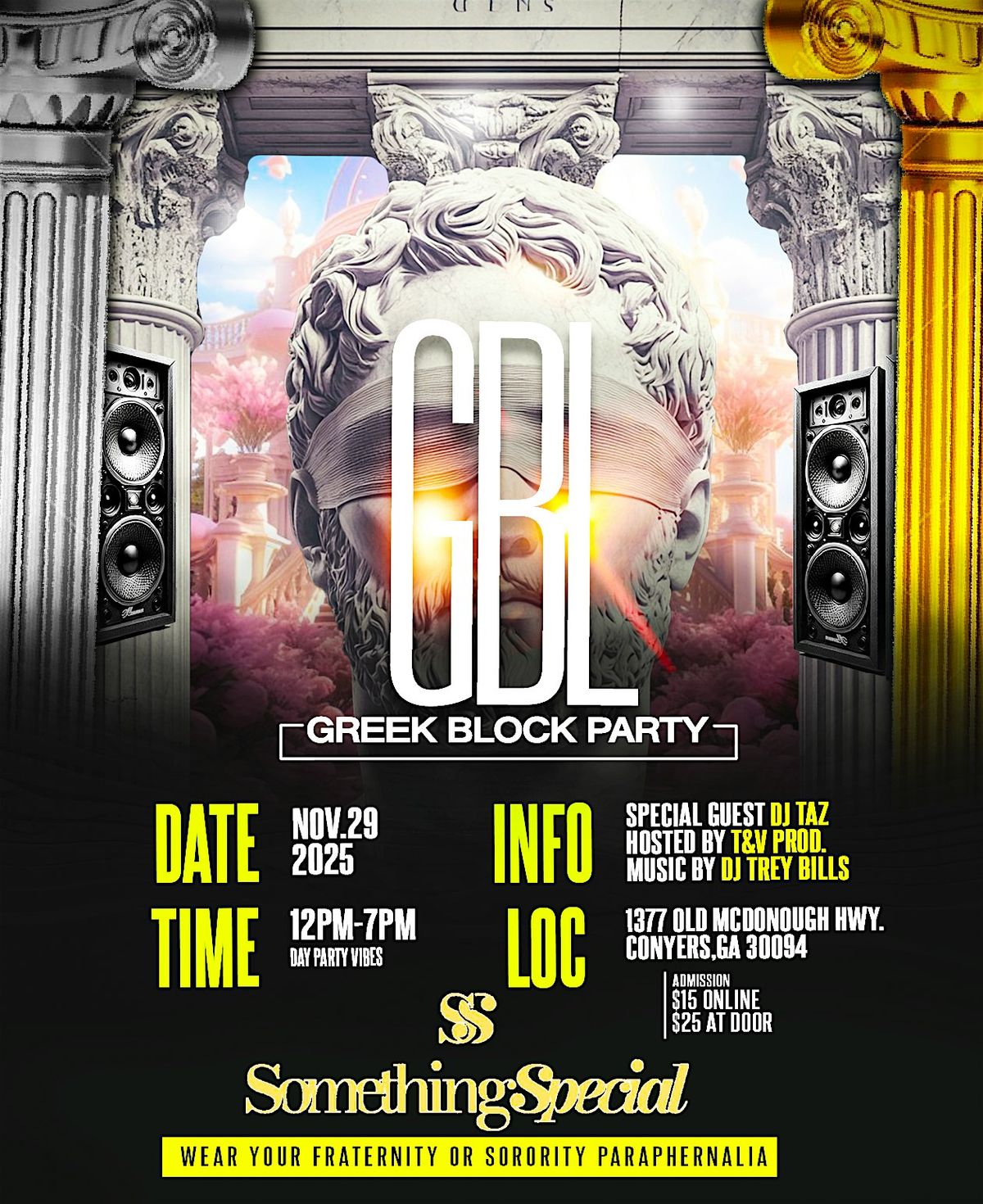 Greek Block Day Party