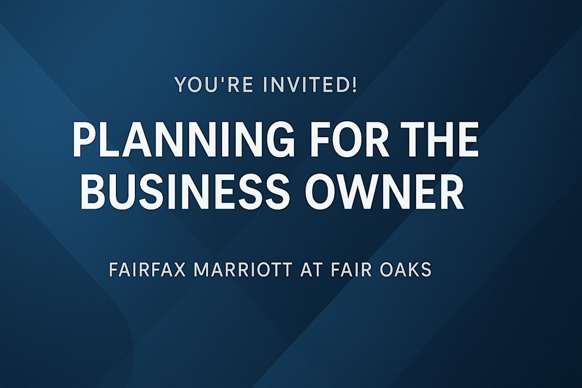 Planning for Business Owner
