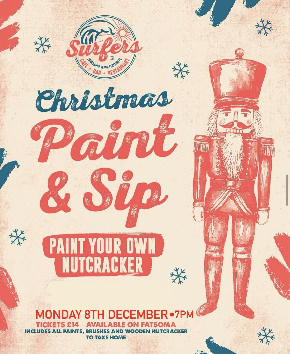 Christmas Sip &amp; Paint - Surfers - Monday 8th December