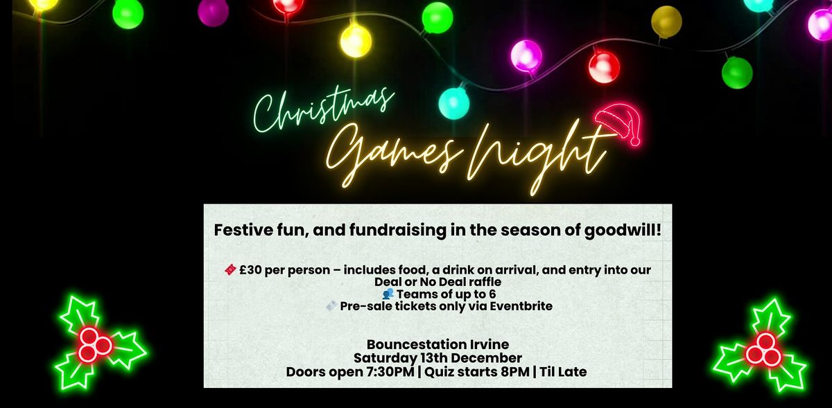 Megan's Space Christmas Quiz & Games Night