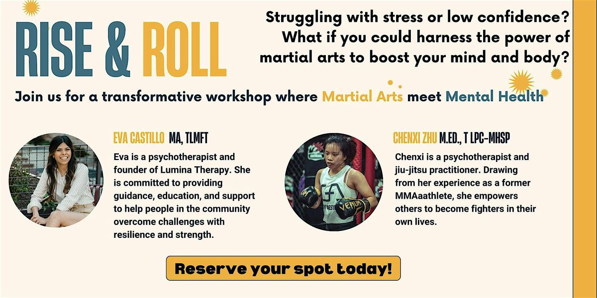 Rise & Roll: Martial Arts x Mental Health Transformative Workshop