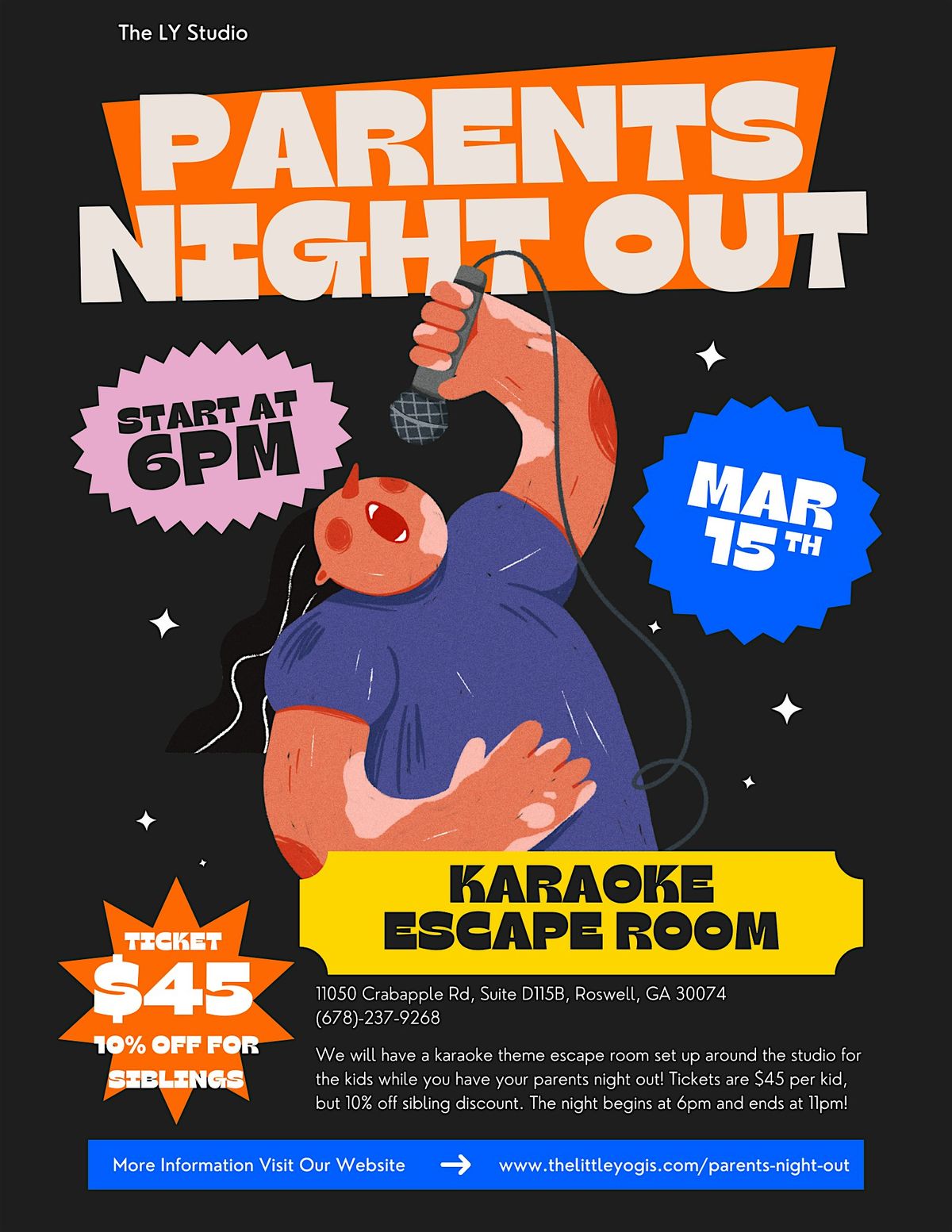 Parent's Night Out: Karoake Escape Room