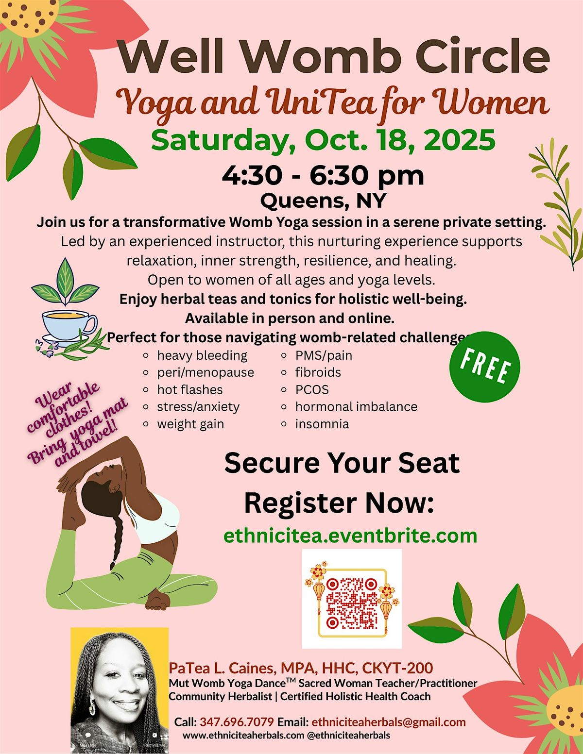 Well Womb Circle: Yoga & UniTea for Women