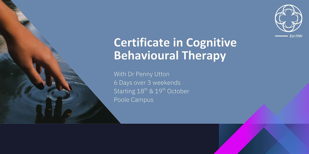 Certificate in Cognitive Behavioural Therapy