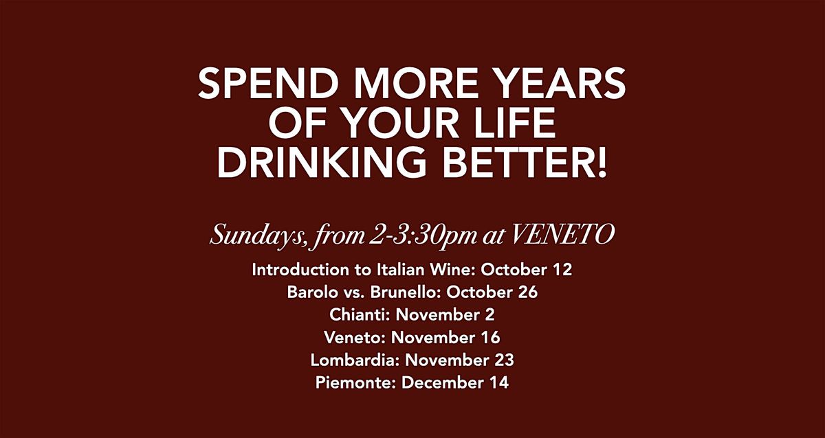 Italian Wine Education classes