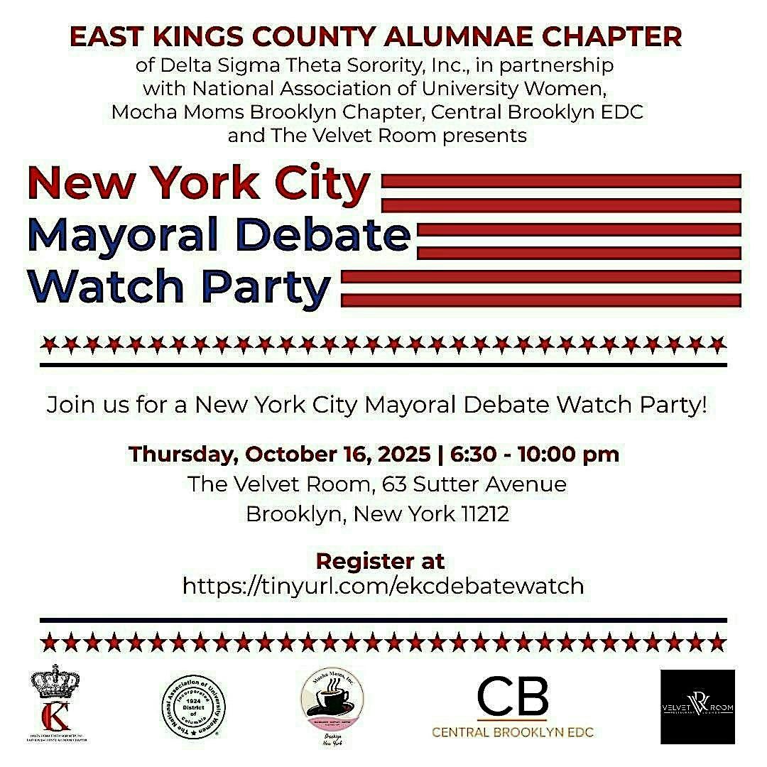 NYC Mayoral Debate Watch Party