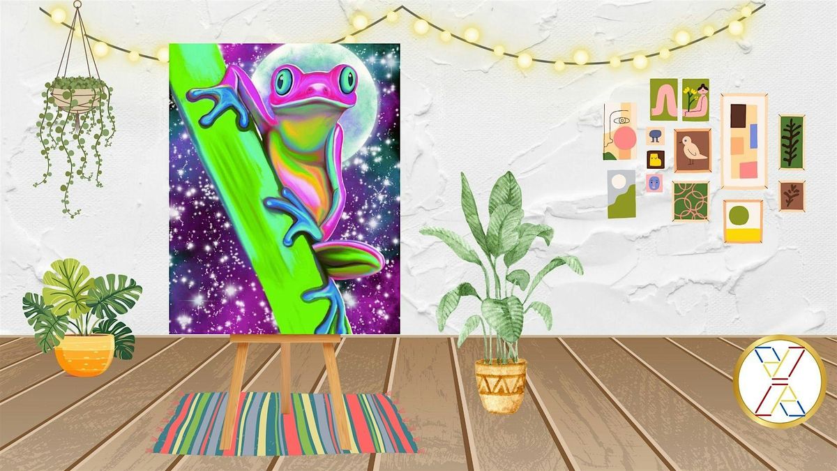 BYOB Glow Paint N Sip :"Tree Frog"