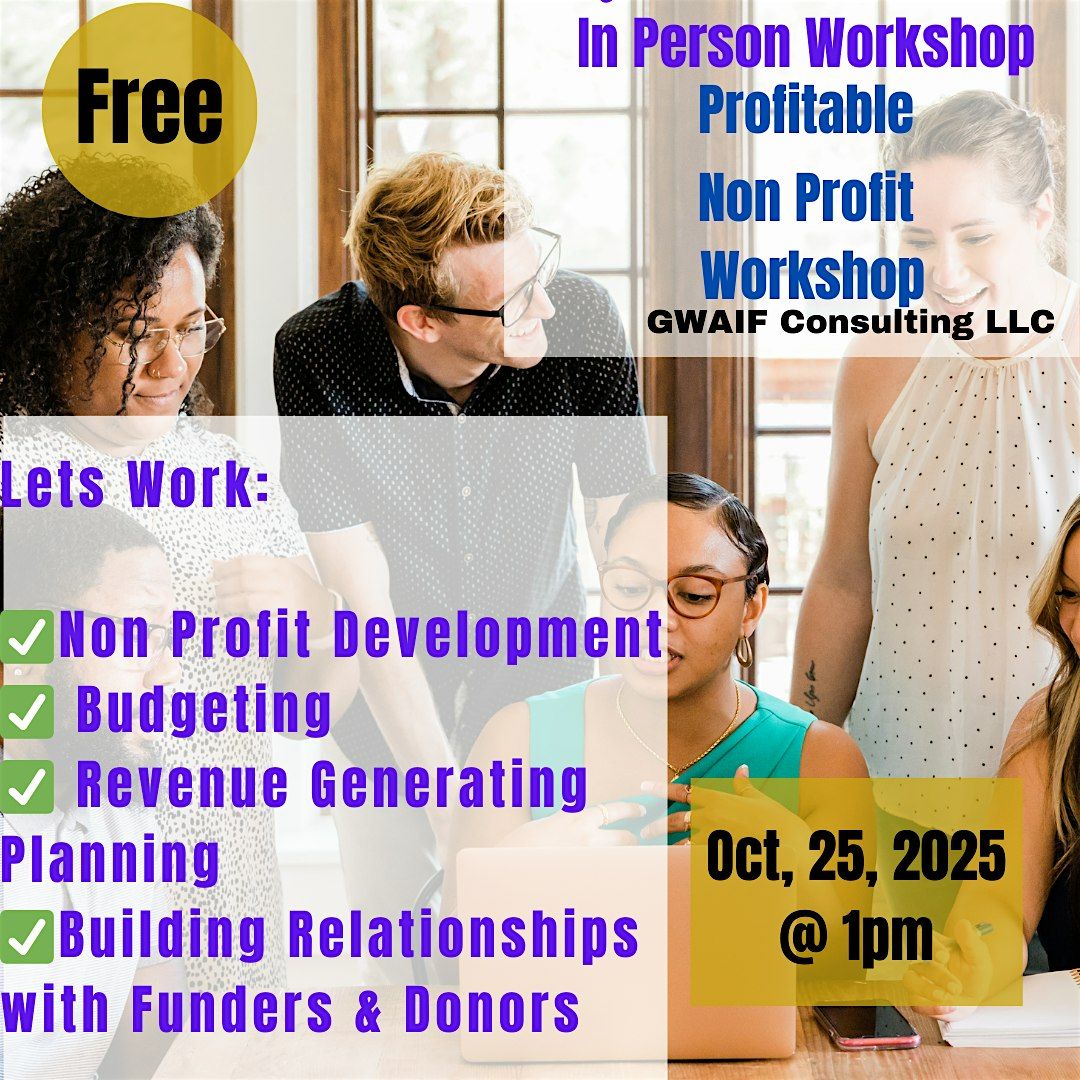 Profitable Non Profit Workshop