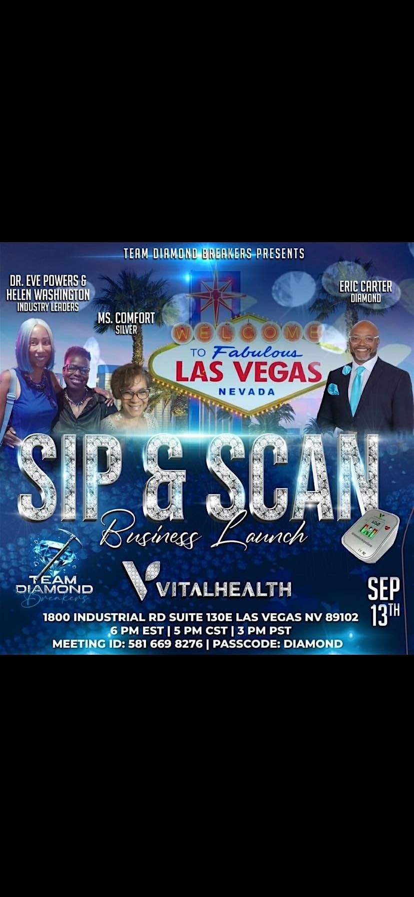 Las Vegas Sip and Scan Event