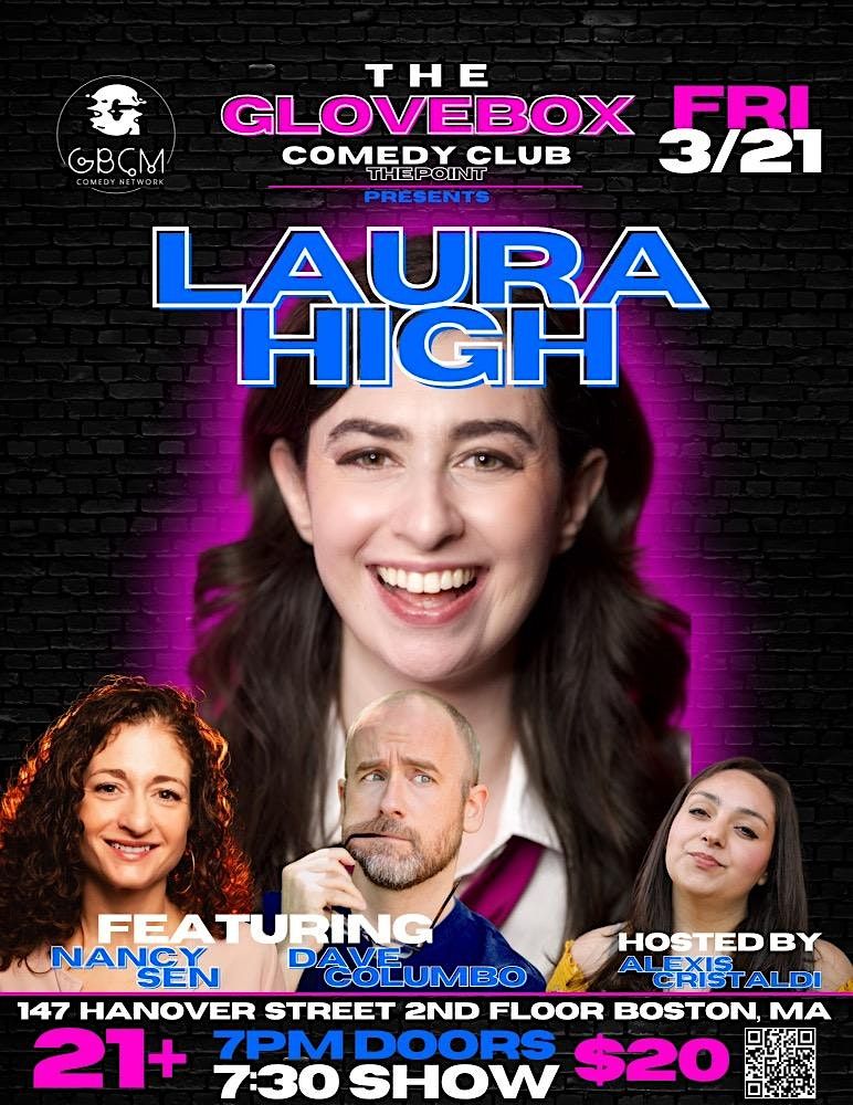 THE GLOVEBOX COMEDY SHOW with LAURA HIGH & FRIENDS!