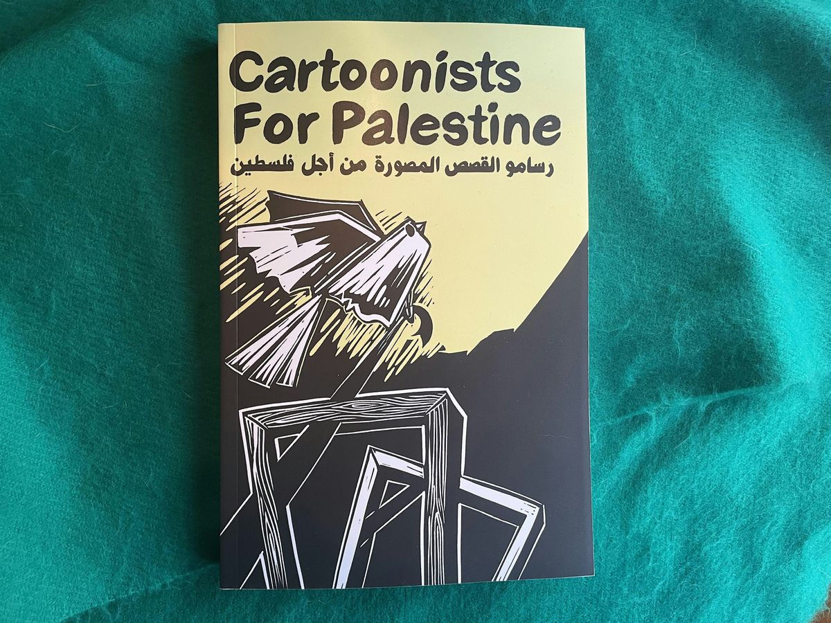 Cartoonists for Palestine Book Volunteer Shipping Party