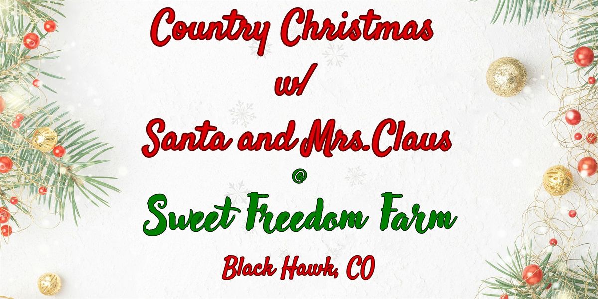 Country Christmas at Sweet Freedom Farm