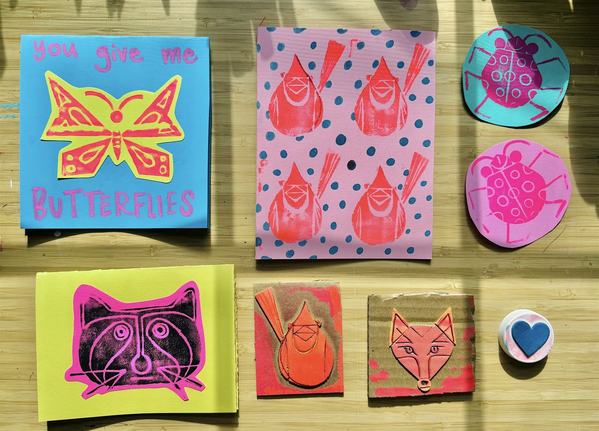 Kids Workshop: Stamp Your Wild Side Printmaking