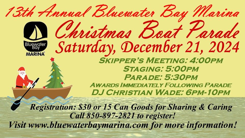 13th Annual Boat Parade and Decorating Contest