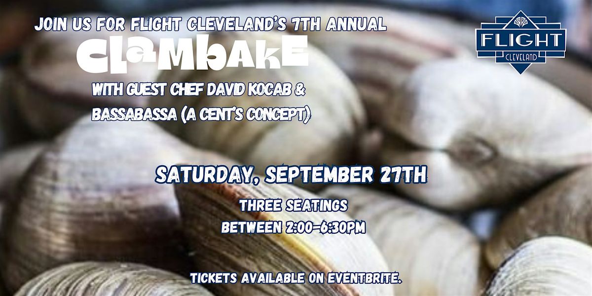 Flight Cleveland's Annual Clambake!