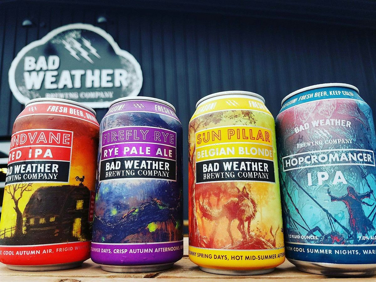 Bad Weather Brewery Tasting