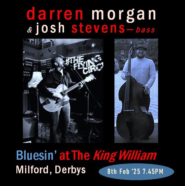 Darren Morgan and Josh Stevens play at The King William, Milford, Derbyshire