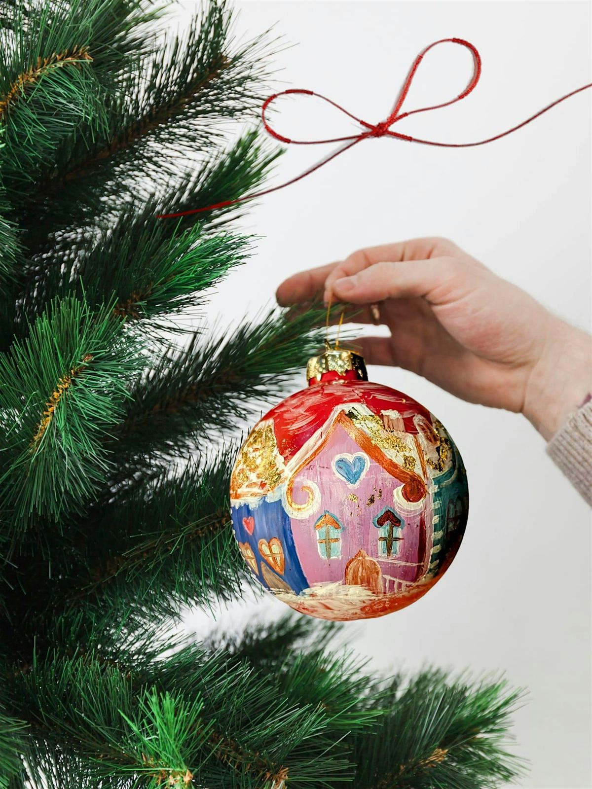 Christmas Bauble Sip and Paint Workshop