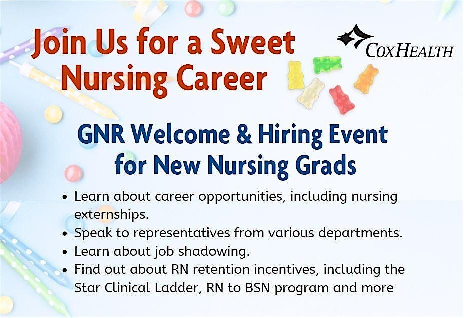 GNR Welcome & Hiring Event for New Nursing Grads