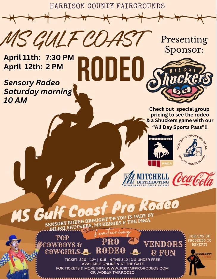 MS Gulf Coast Pro Rodeo Featuring PRCA