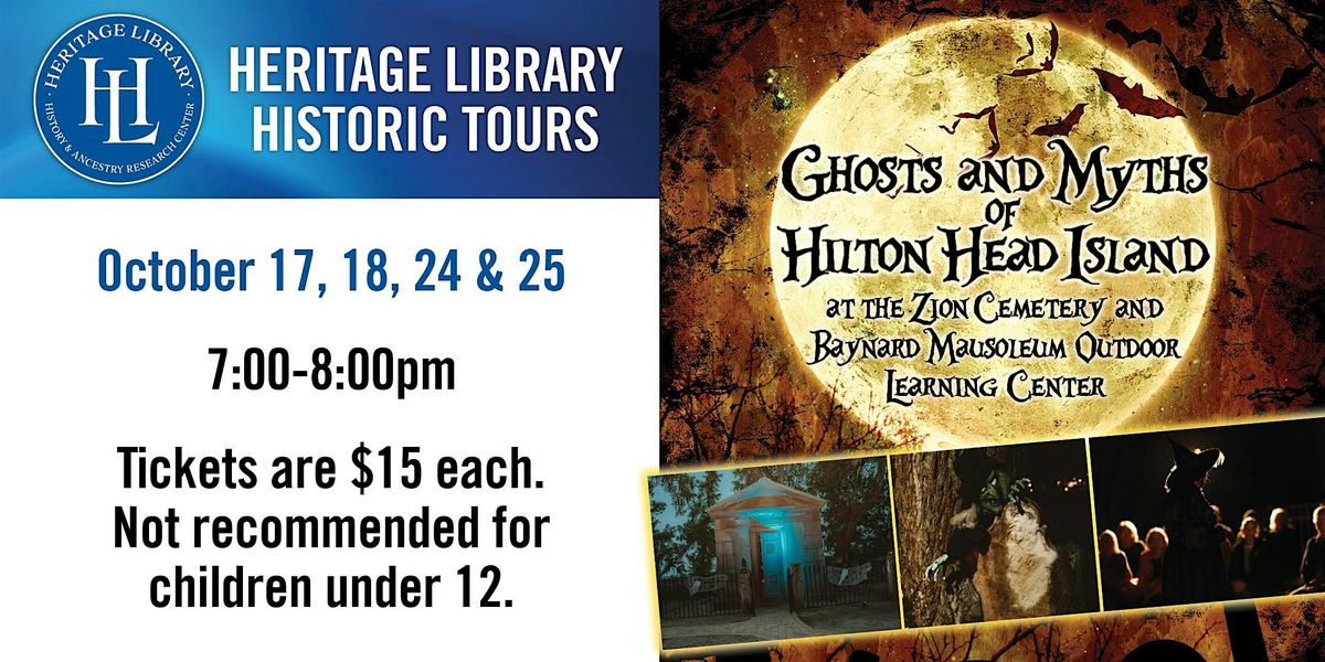 2025 Ghosts and Myths of Hilton Head Island