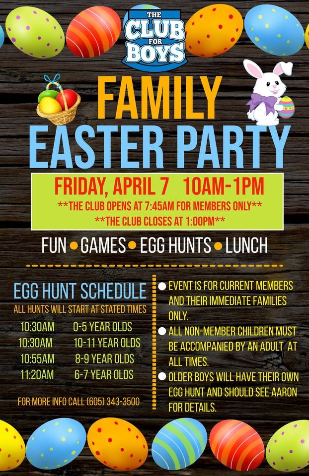 The Club for Boys Family Easter Party