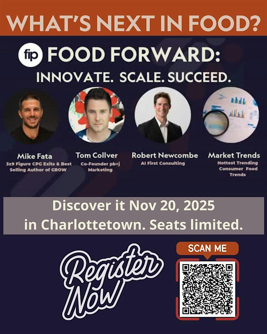 FOOD FORWARD: Innovate. Scale. Succeed.