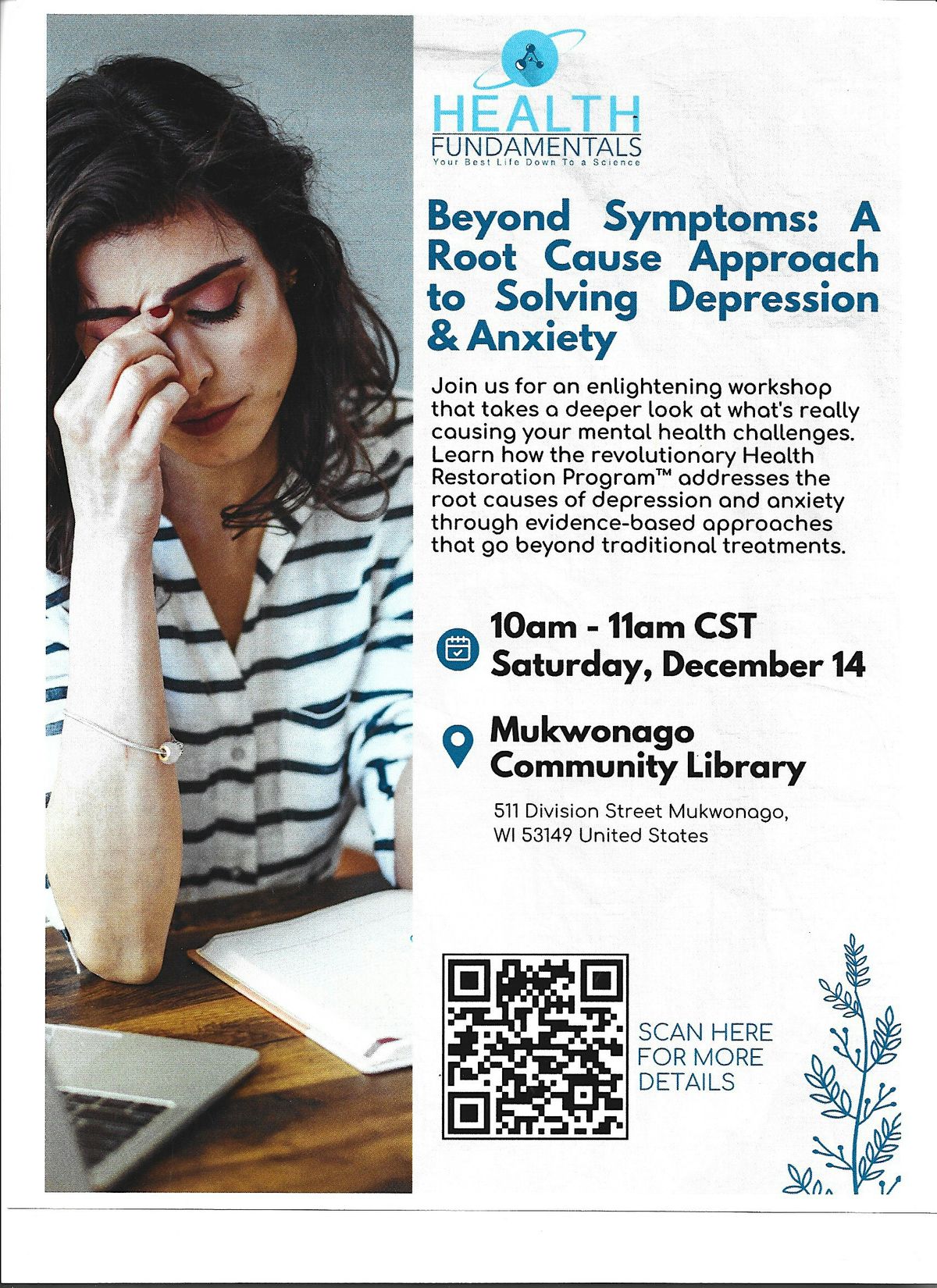 Beyond Symptoms: A Root Cause Approach to Solving Depression & Anxiety