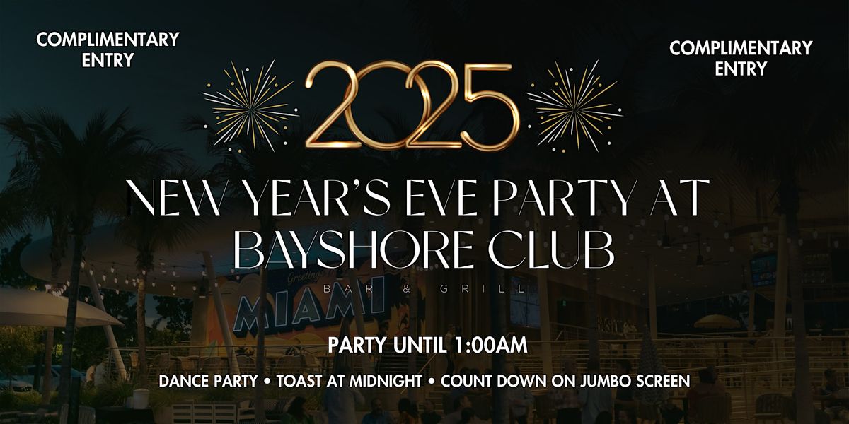 Bayshore Club | New Year's Eve Party