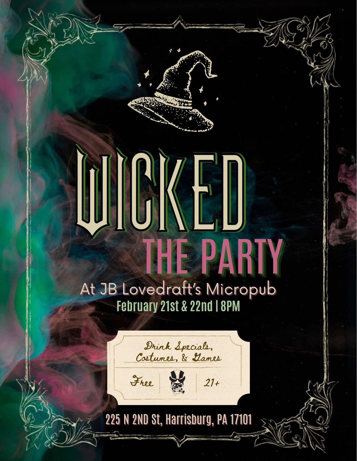 Wicked: The Party at JB Lovedraft's MicroPub