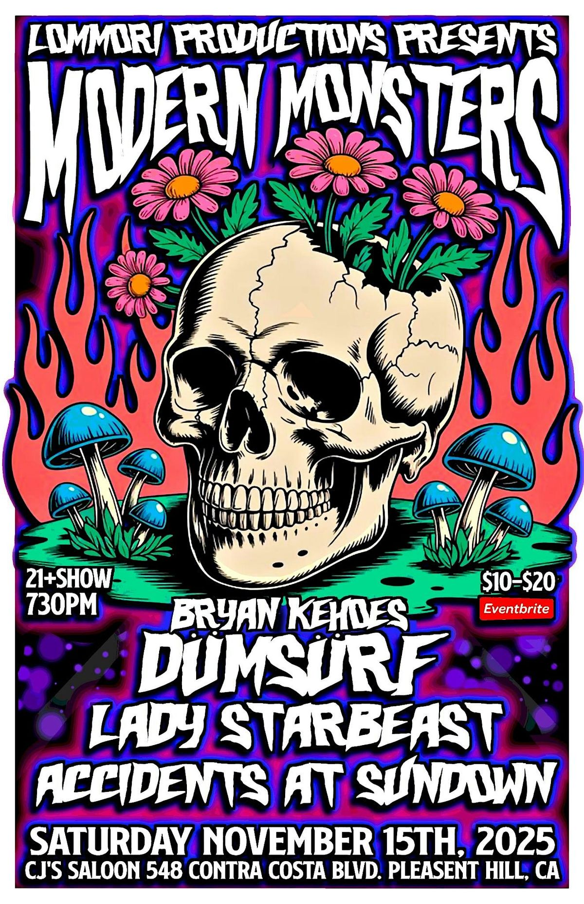 Modern Monsters~Bryan Kehoe~Lady Starbeast~Accidents At Sundown