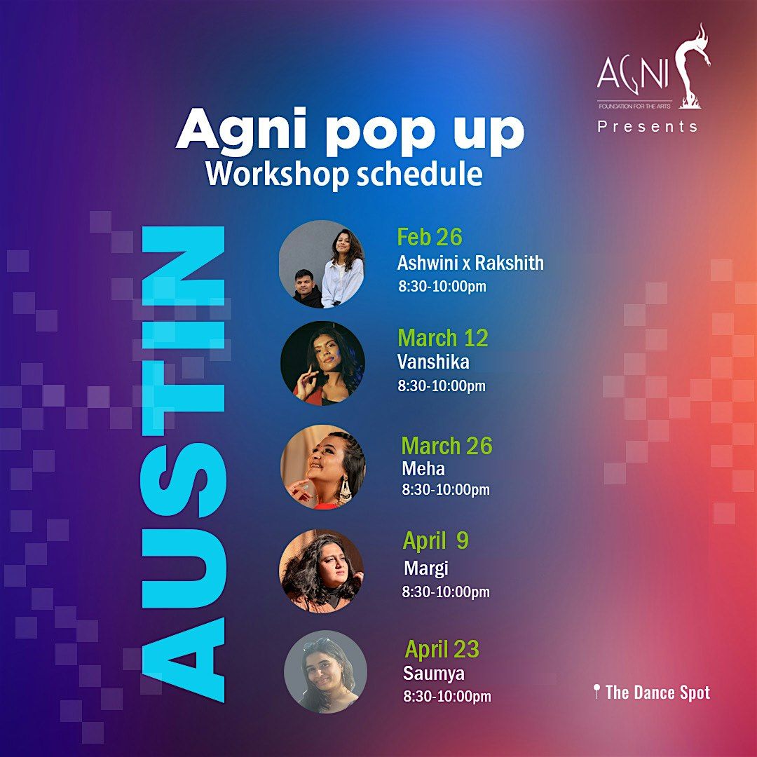 Agni Pop-up Workshops