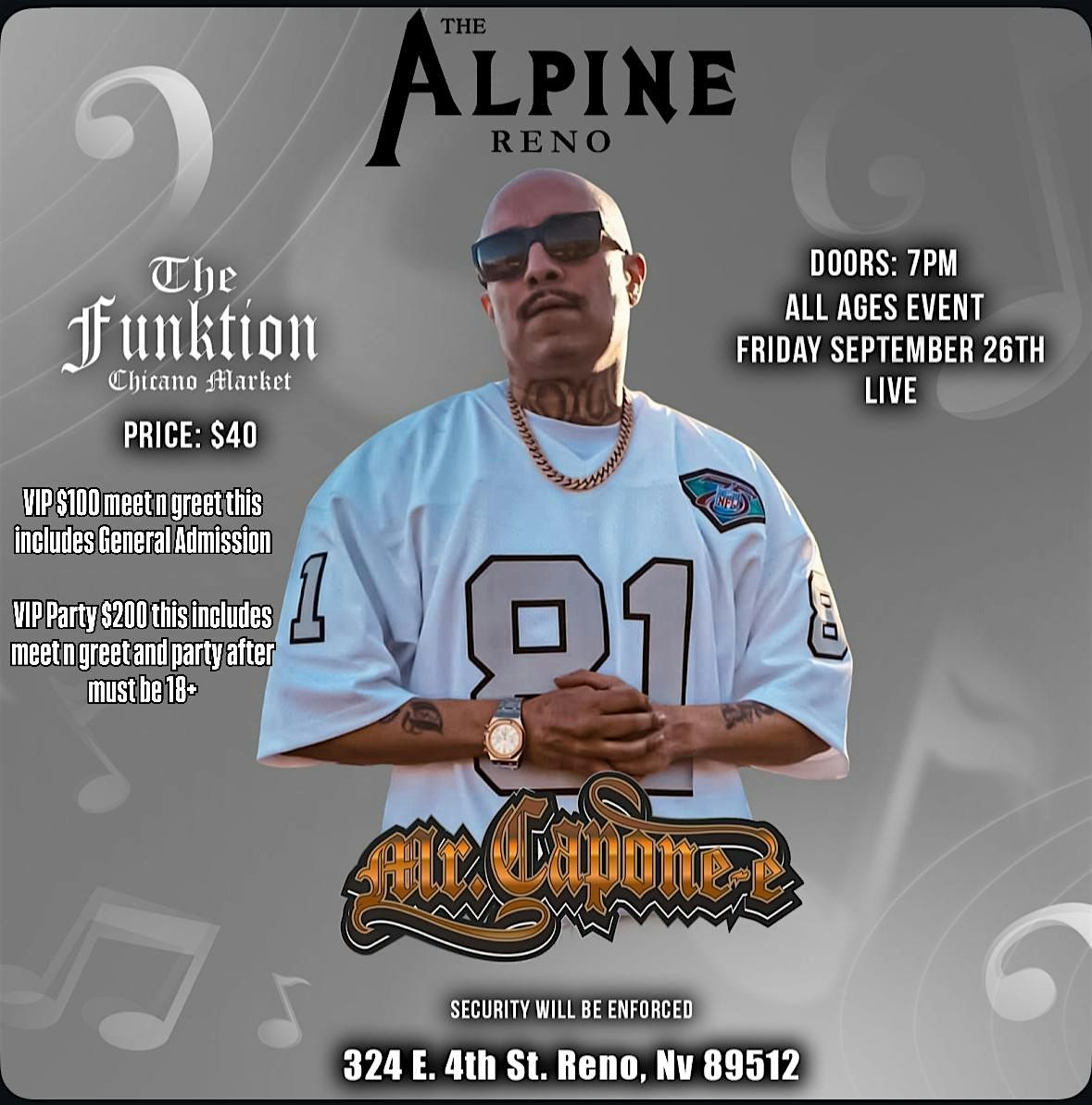 Mr.Capone-E Live In Reno Nv @the alpine sep 26th