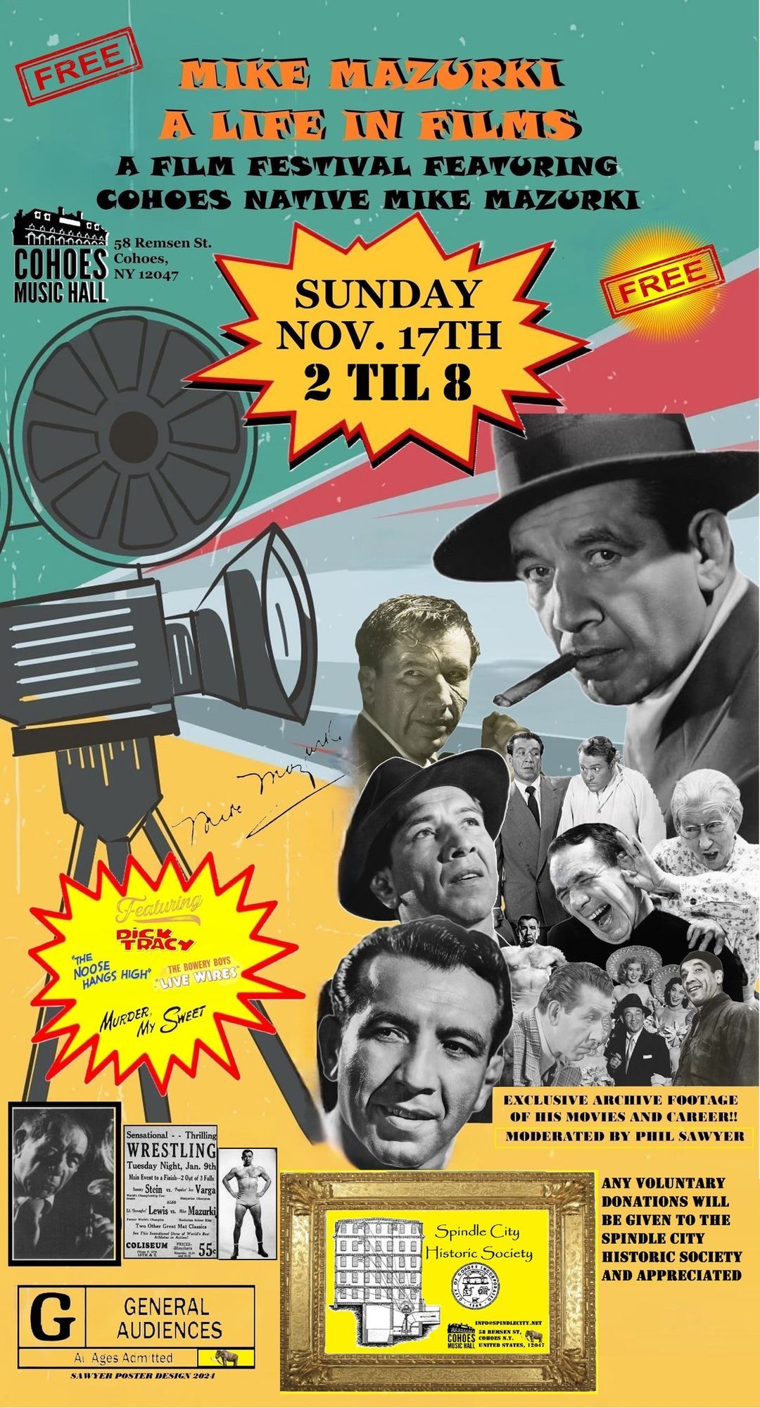 Mike Mazurki: A Life in Films - A Free Film Festival Event