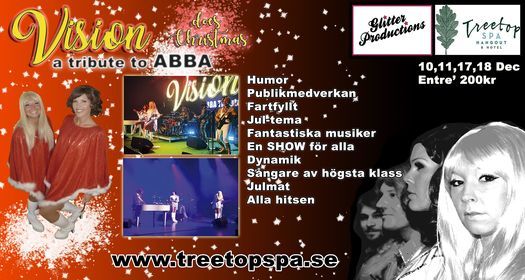 Julshow p\u00e5 Treetop med ABBA-Vision