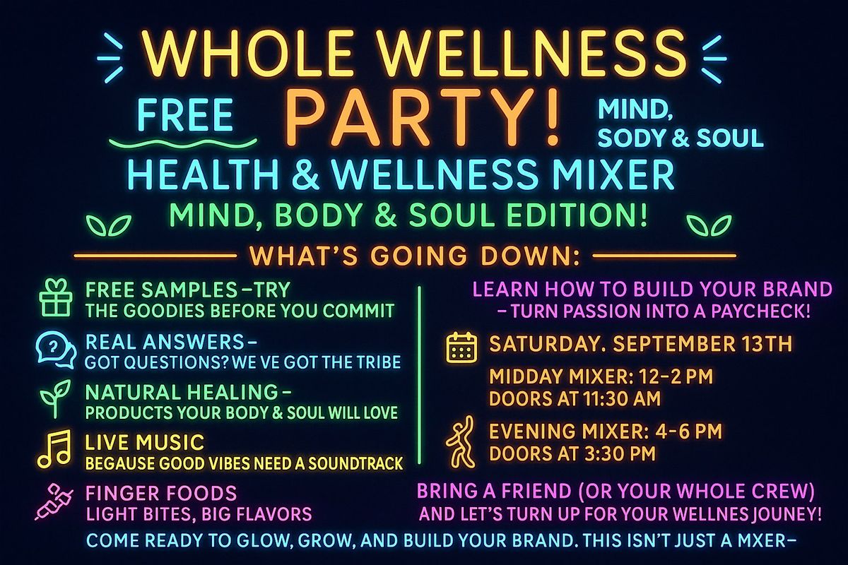 Health And Wellness Mixer