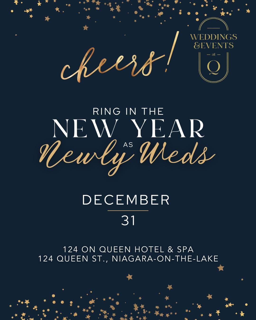 NYE Wedding at 124 on Queen Hotel & Spa