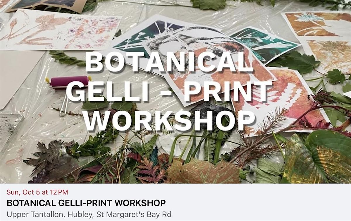 BOTANICAL GELI-PRINT WORKSHOP